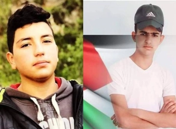 The occupation forces arrest two boys from Beit Fajjar