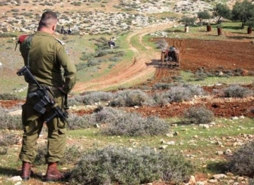 The occupation notifies the seizure of 160 dunums of Qalqilya lands