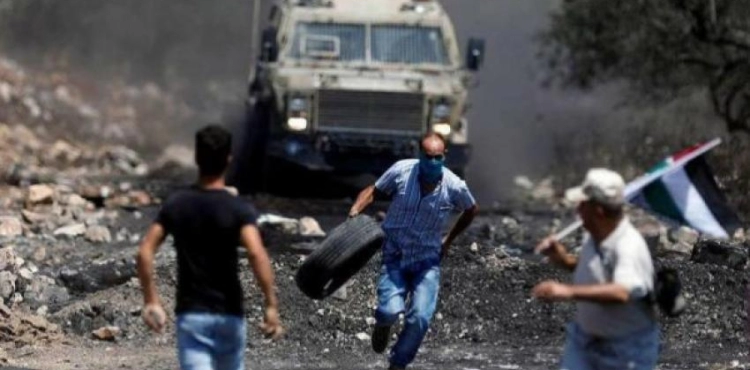 4 civilians were wounded with metal bullets and dozens suffocated during the suppression of the occupation march in Kafr Qaddum