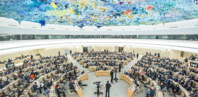 The United Nations discusses the human rights situation in the occupied Palestinian territories
