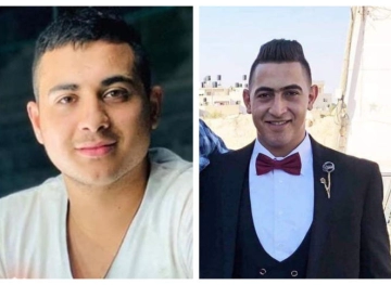 The occupation forces arrest two young men from Abu Dis and Aida camp