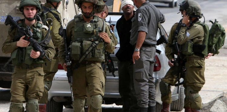 Occupation arrests 13 citizens in the West Bank