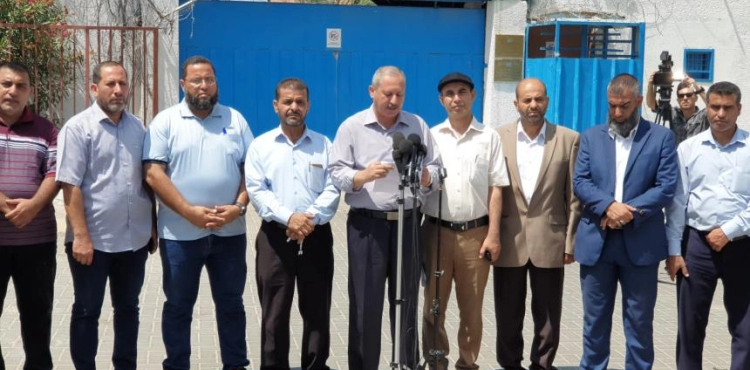 Gaza: a protest stand against annexation and the delivery of a message to the United Nations