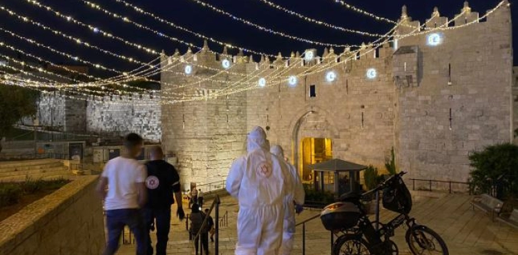 91 new injuries were recorded in Jerusalem