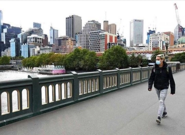 A night curfew was imposed in the Australian city of Melbourne after a high incidence of corona virus