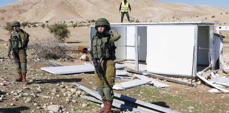 The occupation threatens to demolish two rooms and water wells in several areas in the Jordan Valley