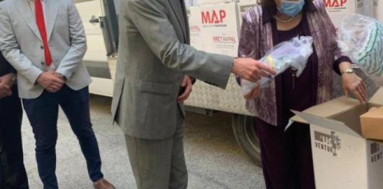 The Ministry of Health receives pressure ventilators from British institutions
