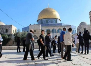 Dozens of settlers storm Al-Aqsa and calls to storm the two centers next Thursday