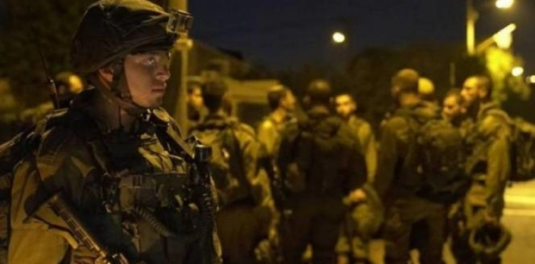A young man was injured and 12 arrested in the West Bank