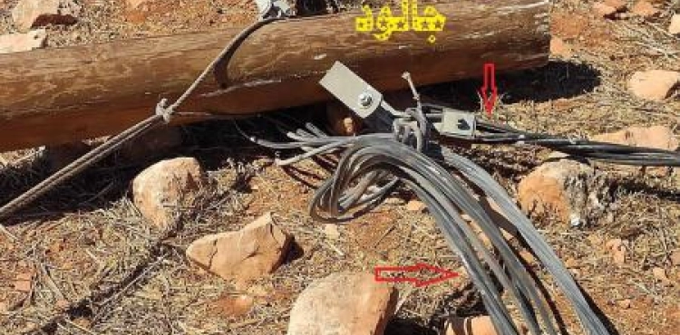 Settlers cause severe damage to the electricity network in Jalud
