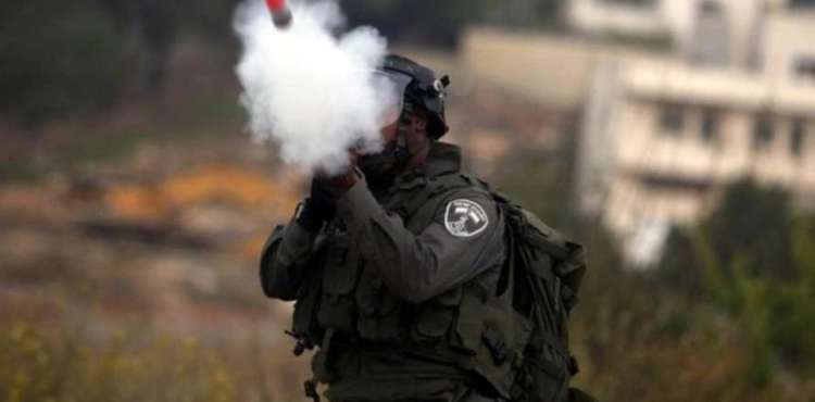 Cases of suffocations during a confrontation north of Qalqilya