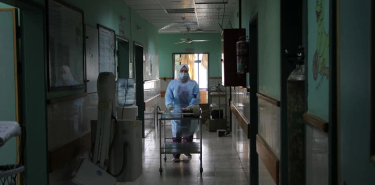 Gaza Health increases the capacity of care beds for Corona patients to 200