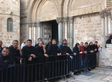 Jerusalem: The arrest of a monk and the repression of a protest against the Copts