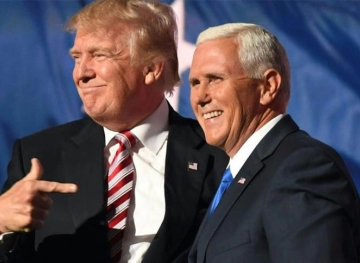 Between Trump and Pence ... estrangement