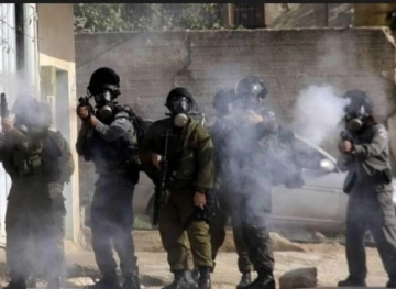 Suffocation injuries during the storming of Sebastia town, north of Nablus