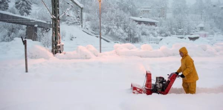 Canceled trains in Germany due to expected snowstorms