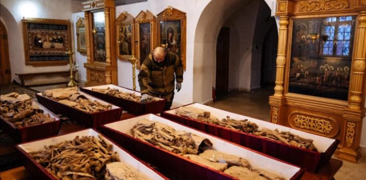 Russia and France bury the remains of their soldiers two hundred years after the defeat of Napoleon