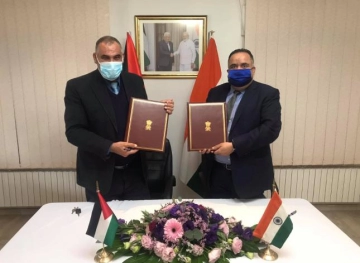 The Indian government funds four projects in Palestine