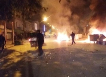 Suffocation injuries, after the occupation forces stormed the town of Burin, south of Nablus