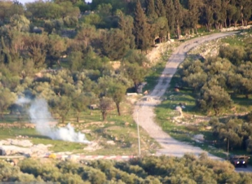 Suffocation injuries during clashes with the occupation forces in the town of Tuqu &acute;