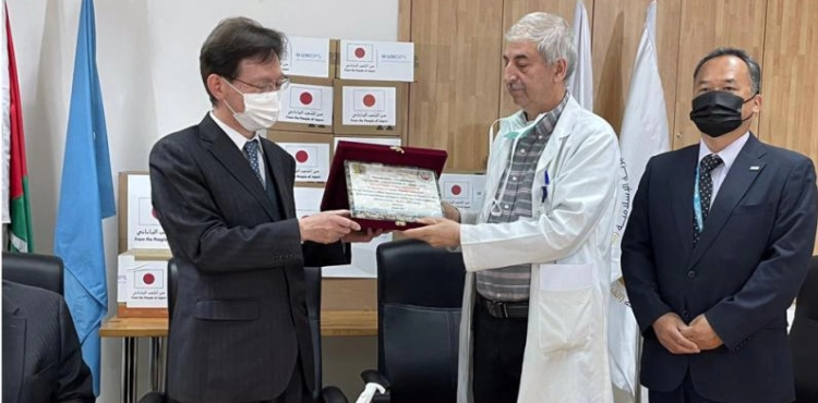 UNOPS and Japan provide medical equipment to Makassed Hospital