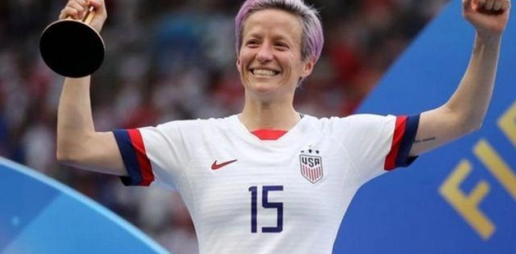 Biden and soccer star Rapinoe team up to equal pay