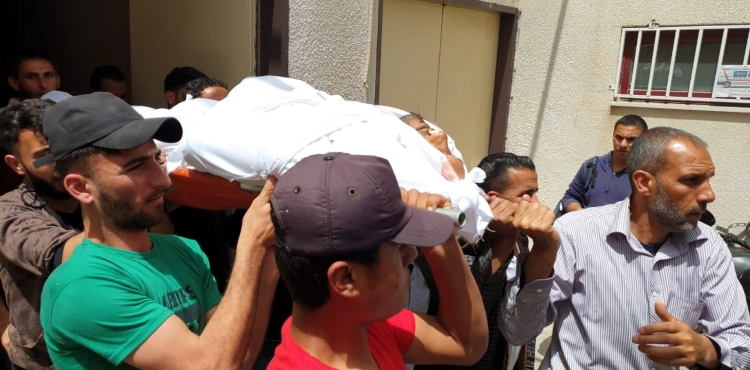 Funeral of the bodies of the martyrs of the Israeli aggression against Gaza