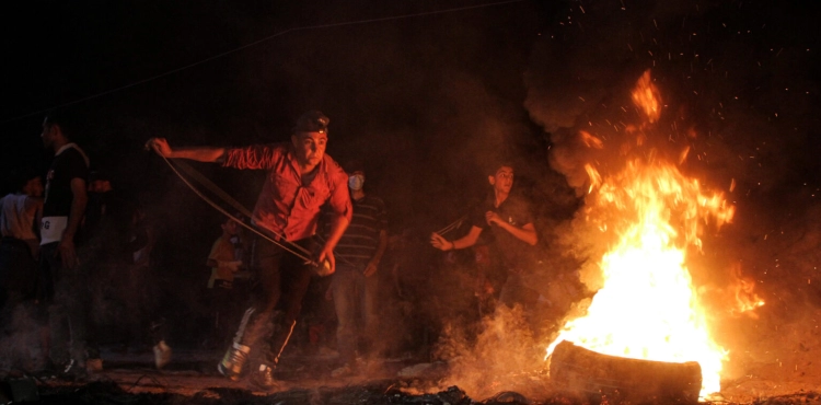 6 injuries as a result of the occupationâ€™s suppression of â€œnight confusionâ€ activities on the Gaza border