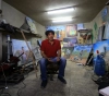 Khalil Ghaith, the Palestinian â€œrefugee painterâ€ in Jordan