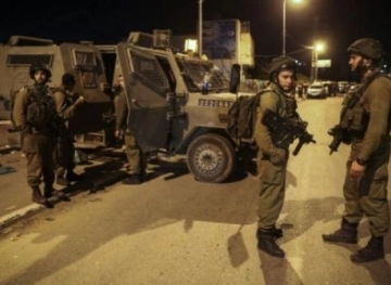 The arrest of a young man and confrontations in Al-Khader