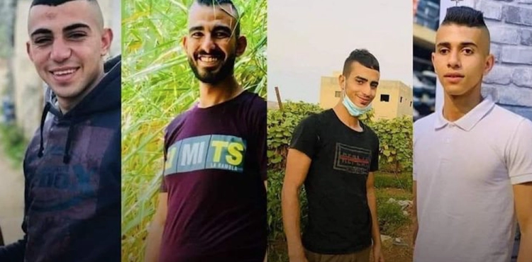 Four martyrs rose at dawn.. Jenin bids farewell to Saleh Ammar and Raed Abu Seif