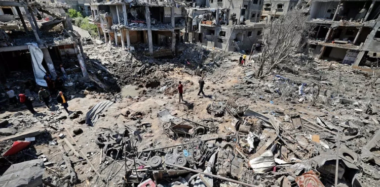 Governmental media in Gaza: 2,075 housing units were destroyed and 15,000 damaged, and material losses are being counted