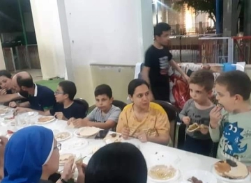 Christian families resort to the Latin Catholic Church, due to the number of damage to their homes as a result of the aggression on Gaza