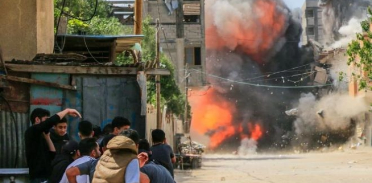 The failure of truce efforts and continuous bombardment on the 5th day of aggression