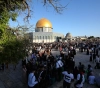 A woman was injured and two young men arrested during the occupationâ€™s assault on citizens near Al-Aqsa