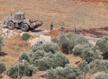 The occupation closes the road linking Qusra and Jalud