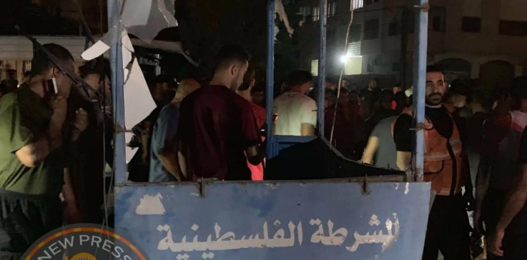 three martyrs from the police and two wounded in an explosion in Gaza