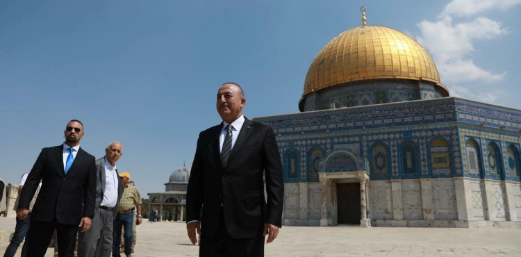 Turkish Foreign Minister visits Al-Aqsa Mosque
