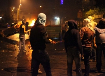 Suffocation injuries during clashes with the occupation forces in Kafr Aqab