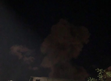 Israeli occupation planes destroy Al-Tadmur building in Gaza City