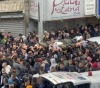 Thousands mourn the bodies of the three martyrs in Jenin