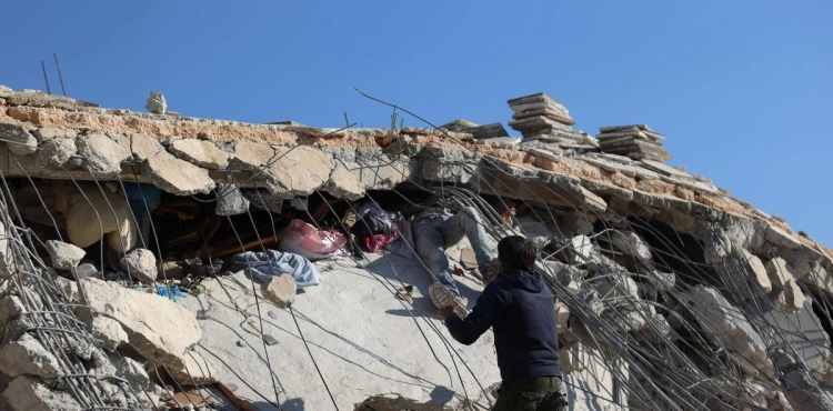 Indefinite toll.. 99 Palestinians died as a result of the devastating earthquake in Turkey and Syria