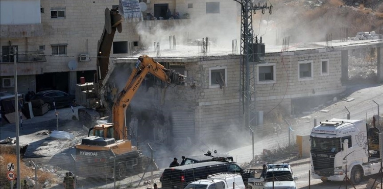 A martyr and about 165 cases of arrest and the demolition of 41 facilities in Jerusalem last February