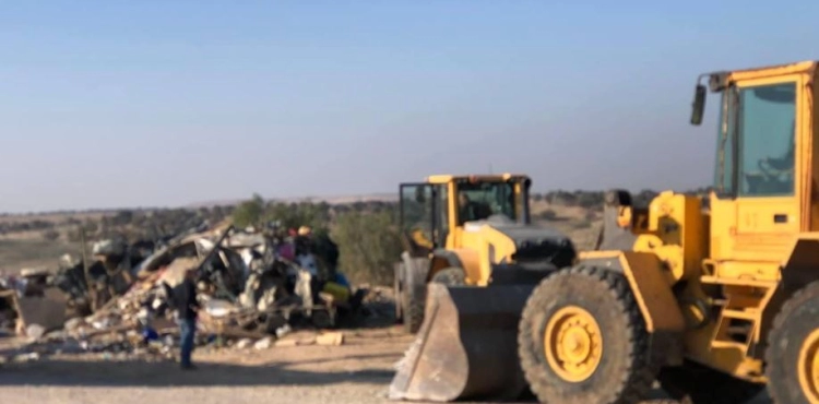 The demolition of the village of Al-Araqib in the Negev for the 214th time in a row