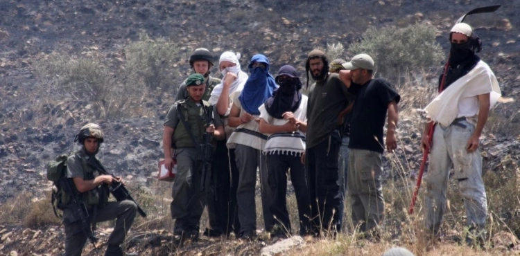 Settlers assaulted three brothers and destroyed their vehicle, east of Ramallah