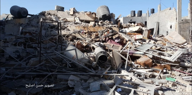 They destroyed the joy of my daughter the bride: The reaction of a Palestinian woman. The occupation destroyed their home in Gaza