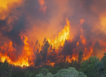 California fires emerge from space and embarrass America