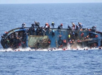 12 immigrants were killed when their boat sank off the coast of Greece