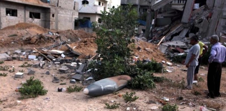 Gaza: destroying 400 kilograms of remnants of the occupation