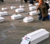 Symbolic funeral for Gaza&acute;s child martyrs in Danish capital